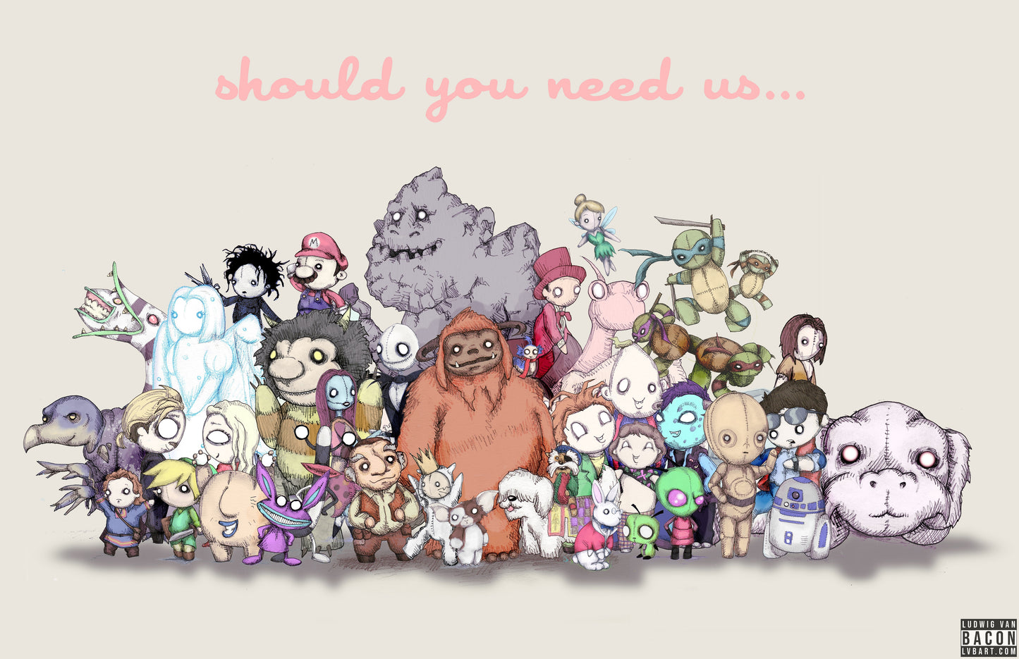 Should You Need Us (Super Extended) Fine Art Print
