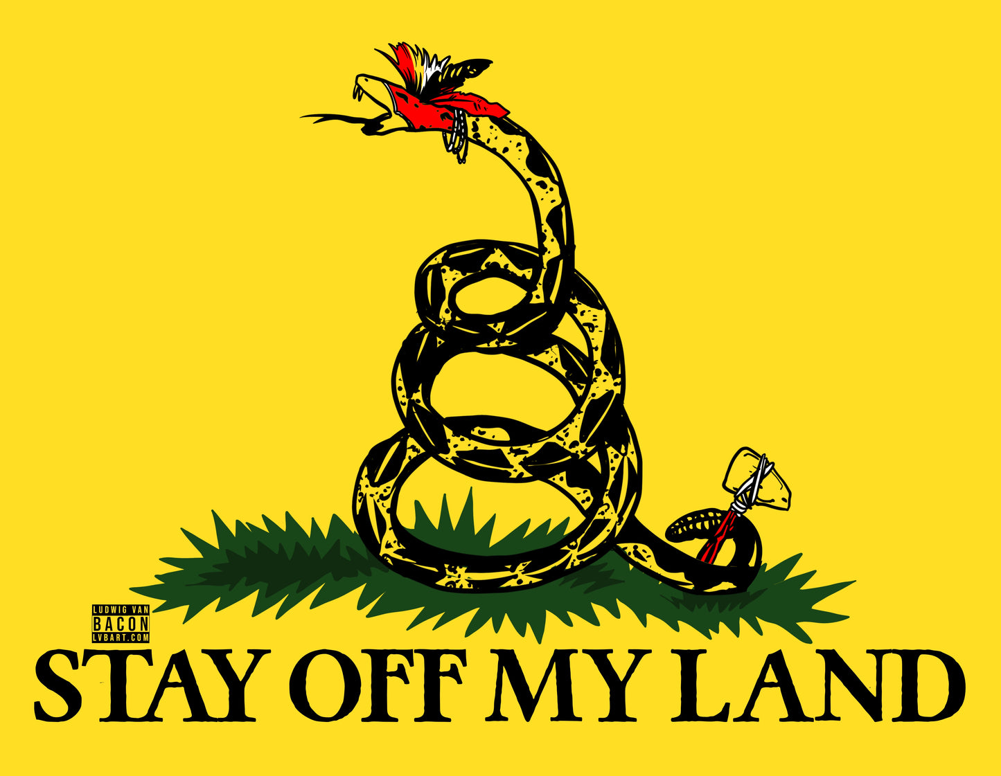 Stay Off My Land Fine Art Print