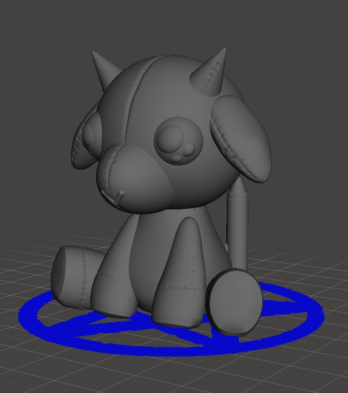 Goat Sacrifice 3D Print Statue