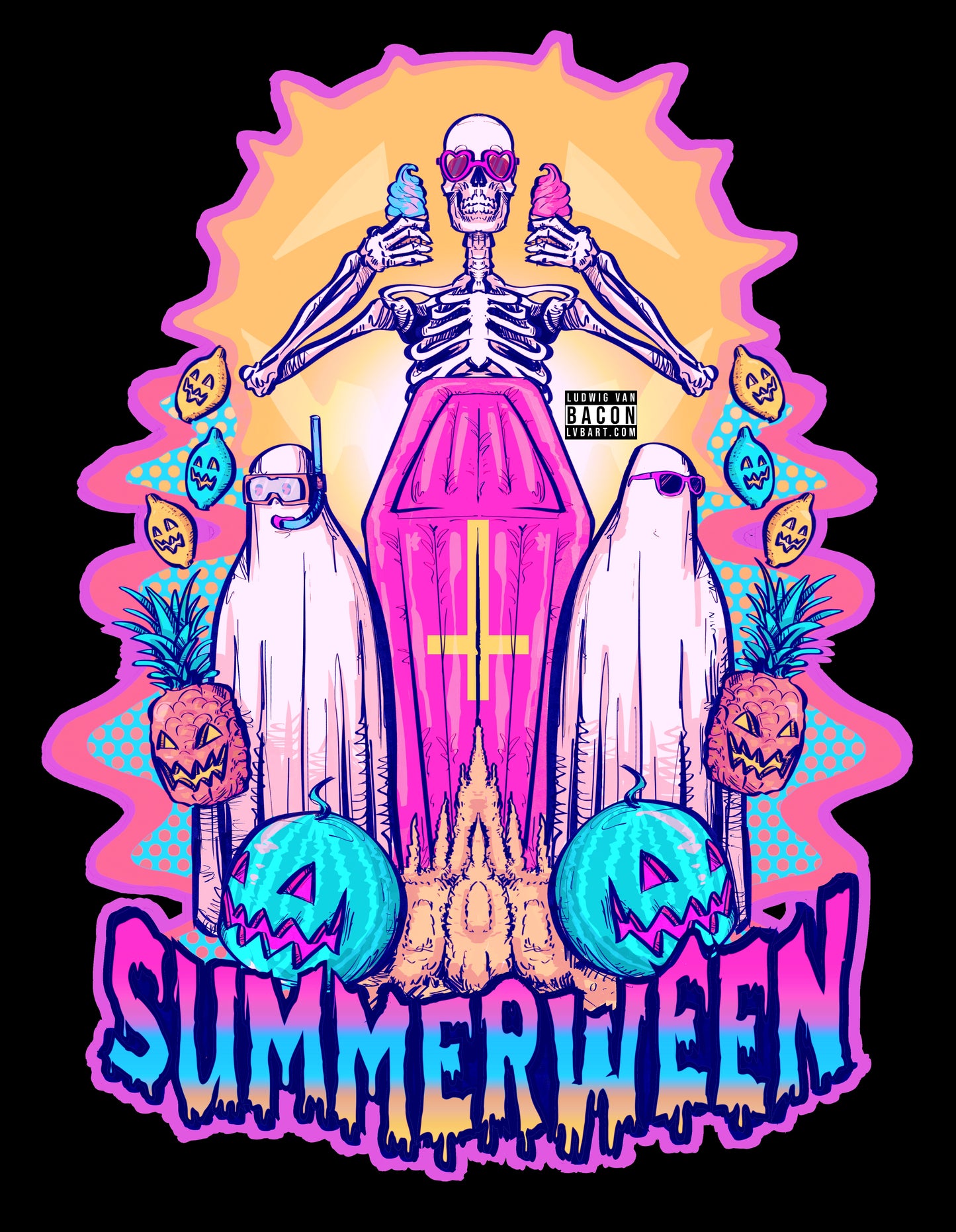 Summerween Fine Art Print