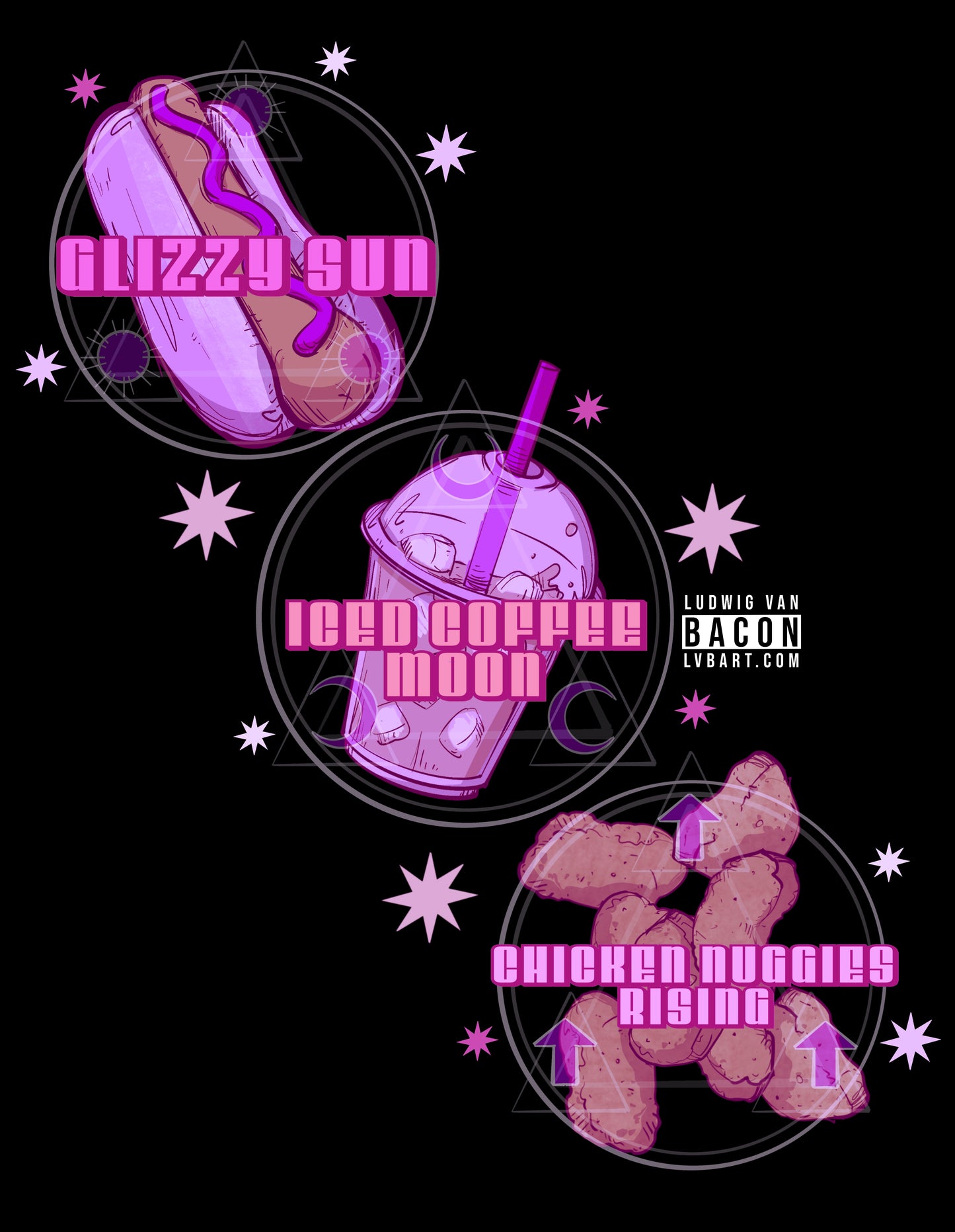 Glizzy Moon Fine Art Print