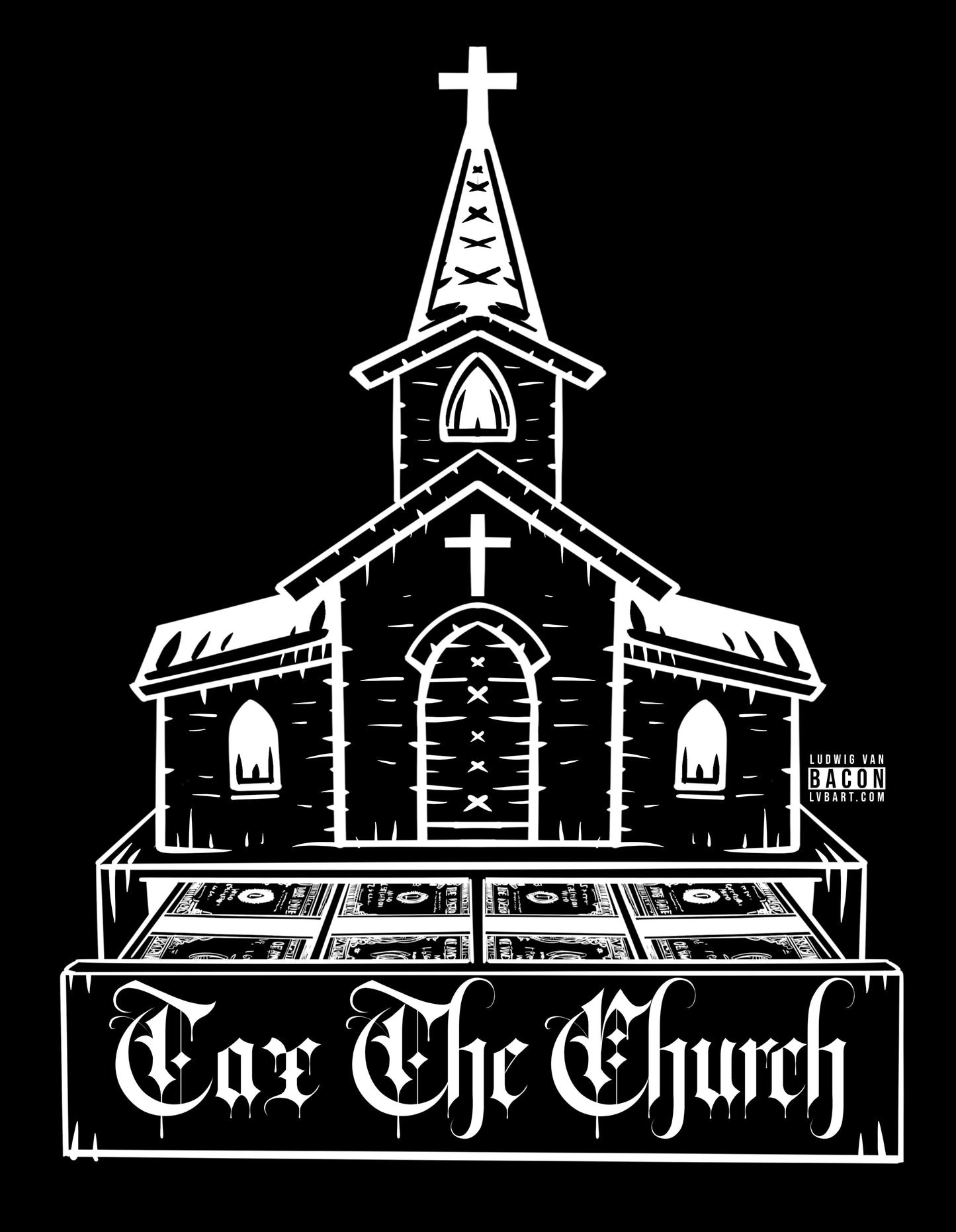 Tax The Church II Fine Art Print