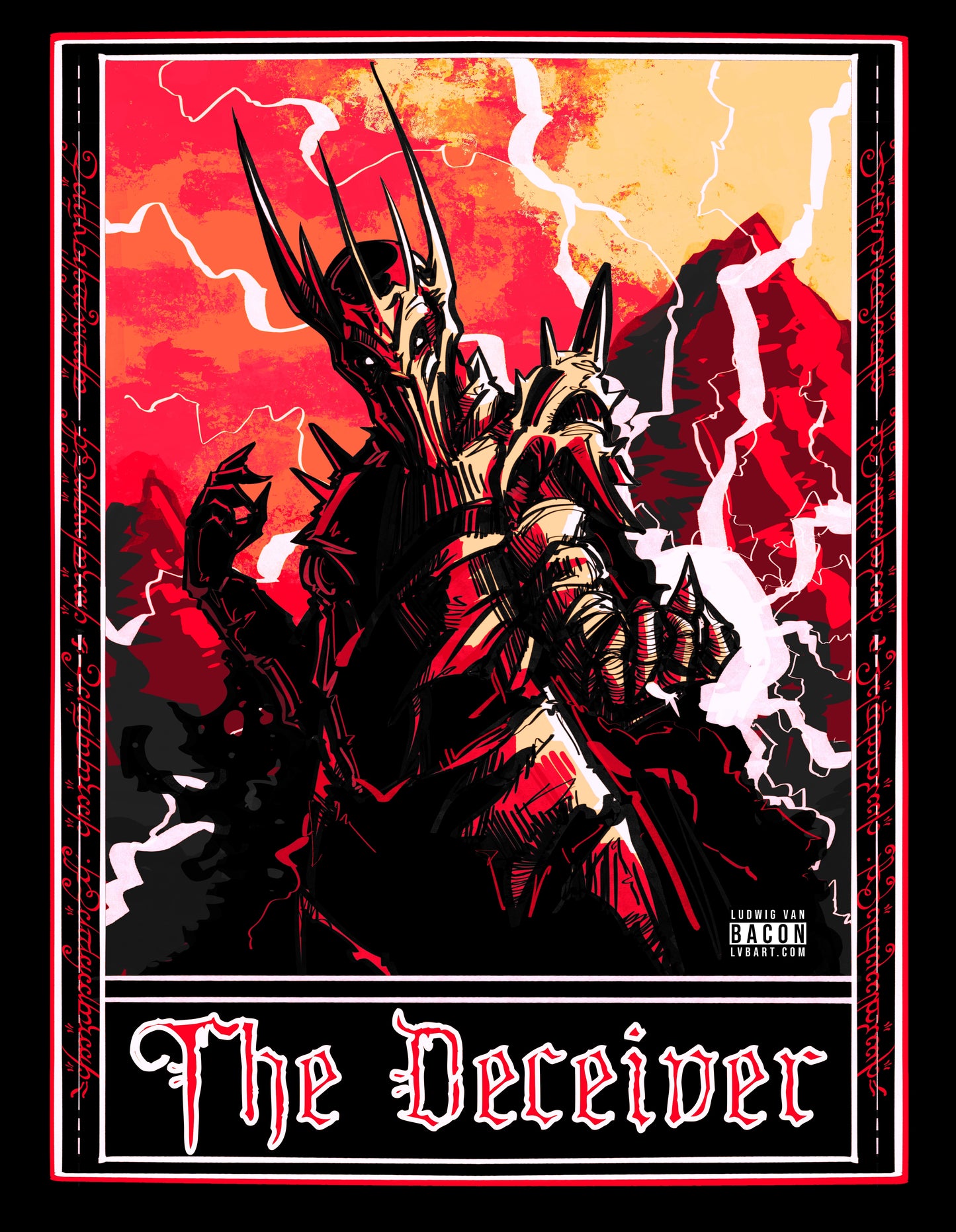 The Deceiver Tarot Fine Art Print