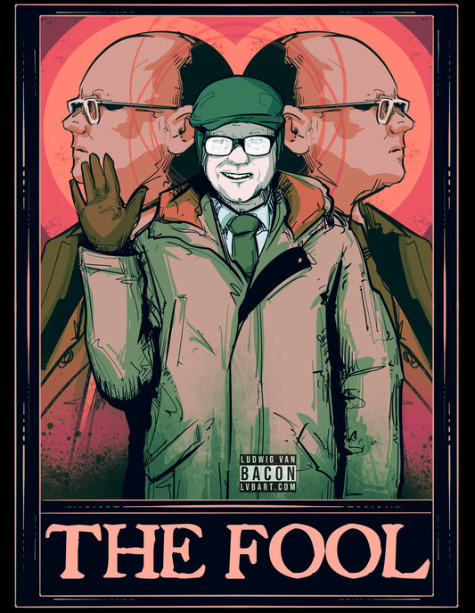 The Vampire Fool Tarot Fine Art Print