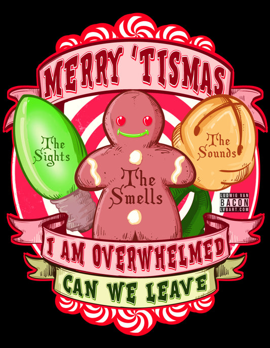 Overstimulating Christmas Fine Art Print
