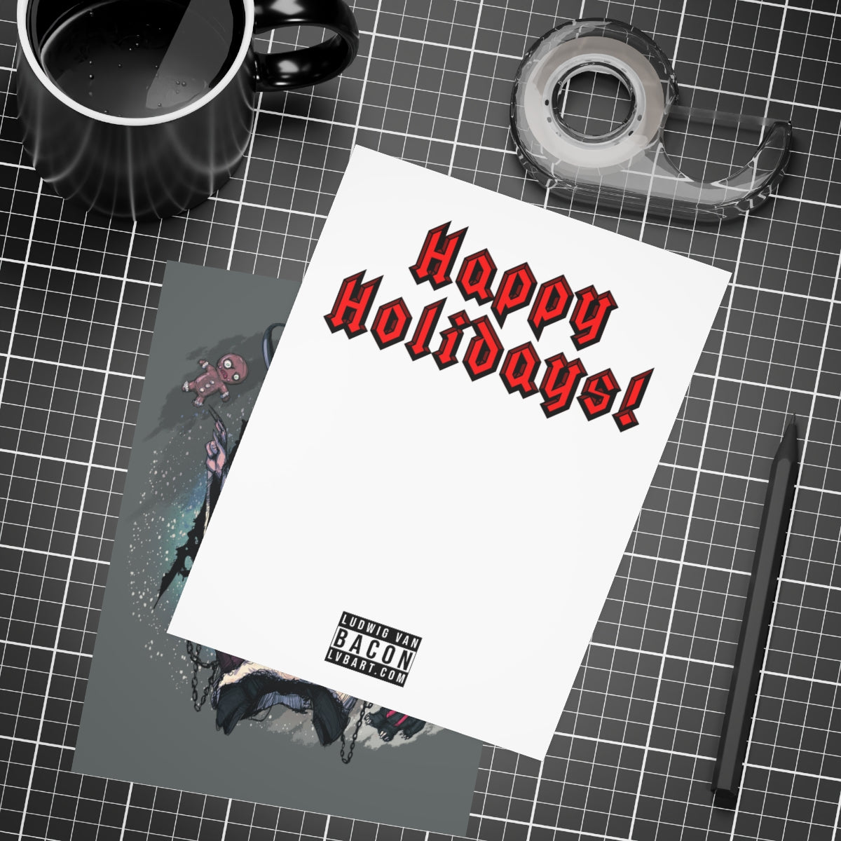 Baphomet Krampus Greeting Card Bundles (10, 30, 50 pcs)