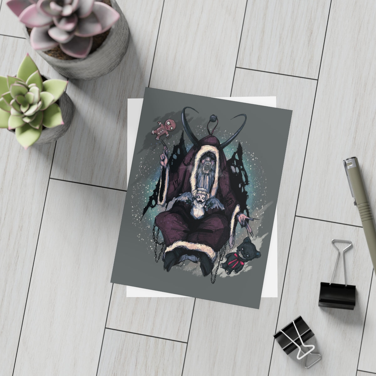 Baphomet Krampus Greeting Card Bundles (10, 30, 50 pcs)