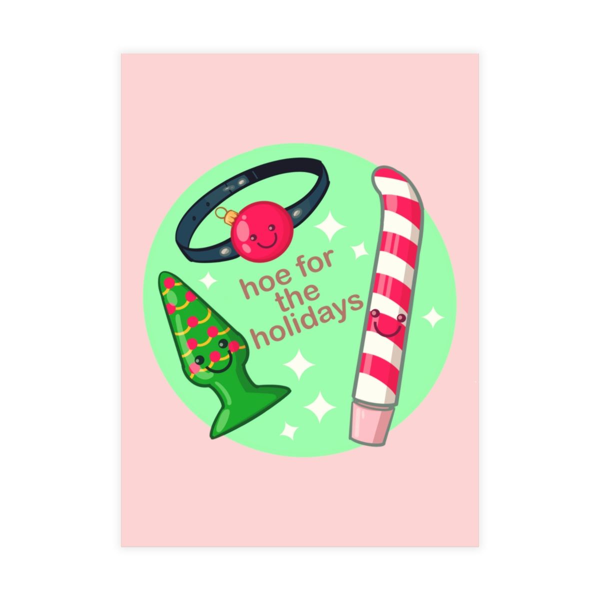 Hoe For The Holidays Greeting Card Bundles (10, 30, 50 pcs)