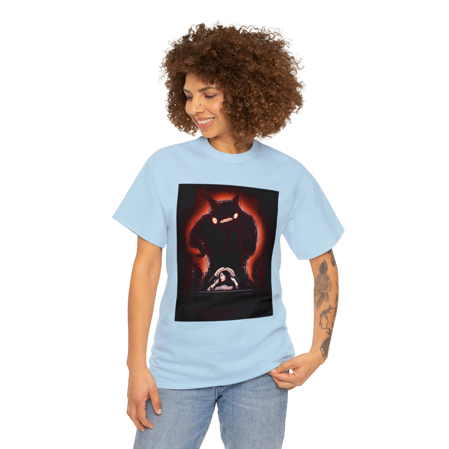 Sleep Paralysis Demon Unisex Heavy Cotton Tee
