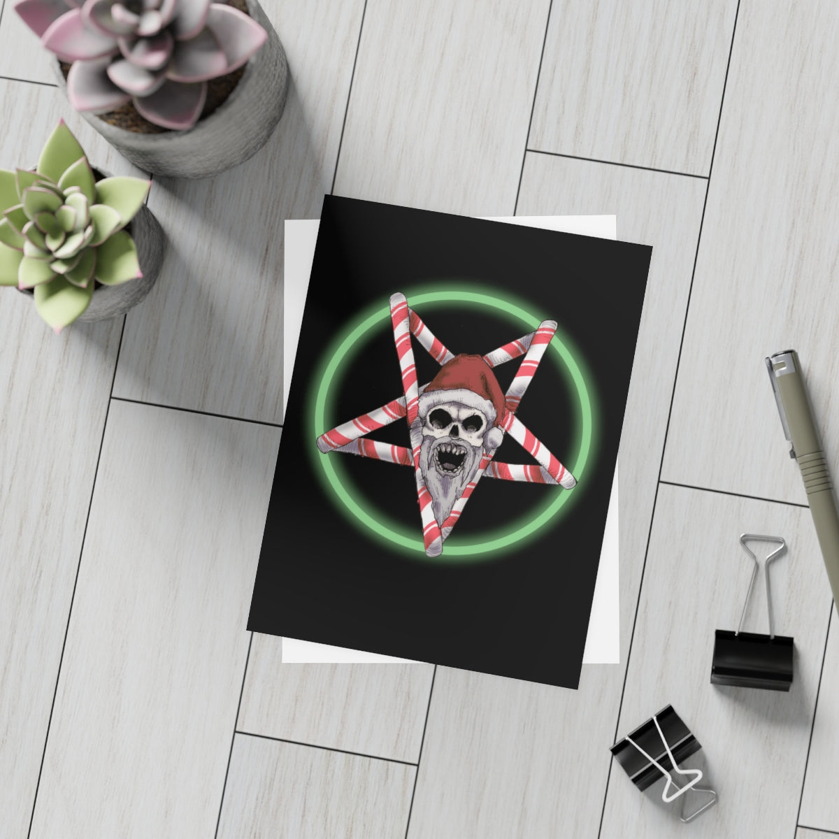 Christmas Pentagram Greeting Card Bundles (10, 30, 50 pcs)