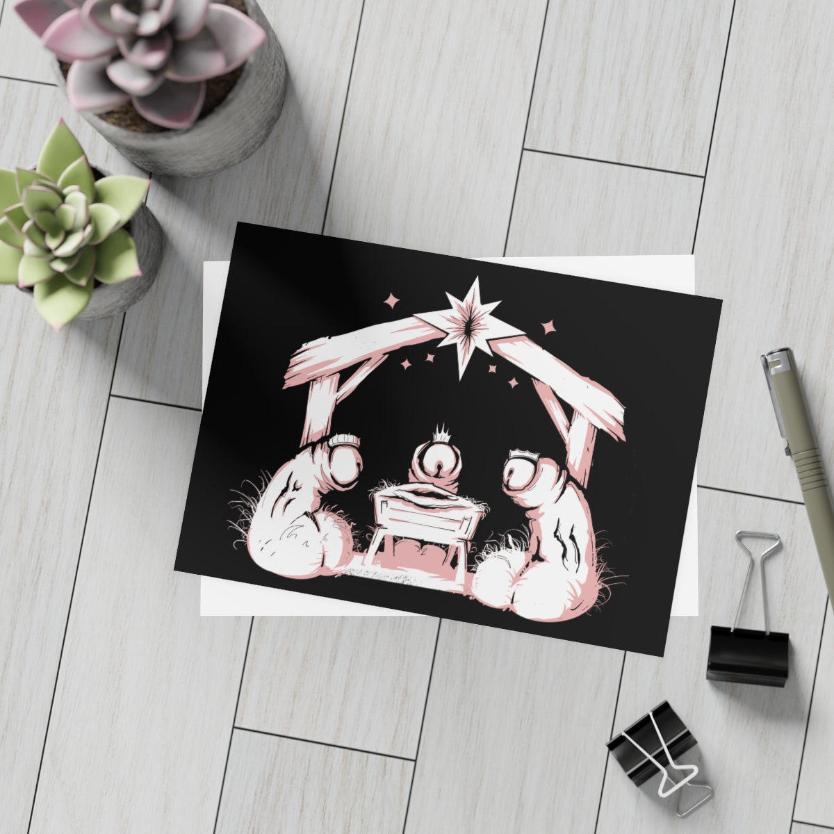 Three Wise Members Greeting Card Bundles (10, 30, 50 pcs)