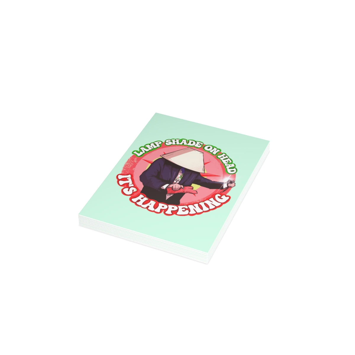 Lampshade On Head Greeting Card Bundles (10, 30, 50 pcs)
