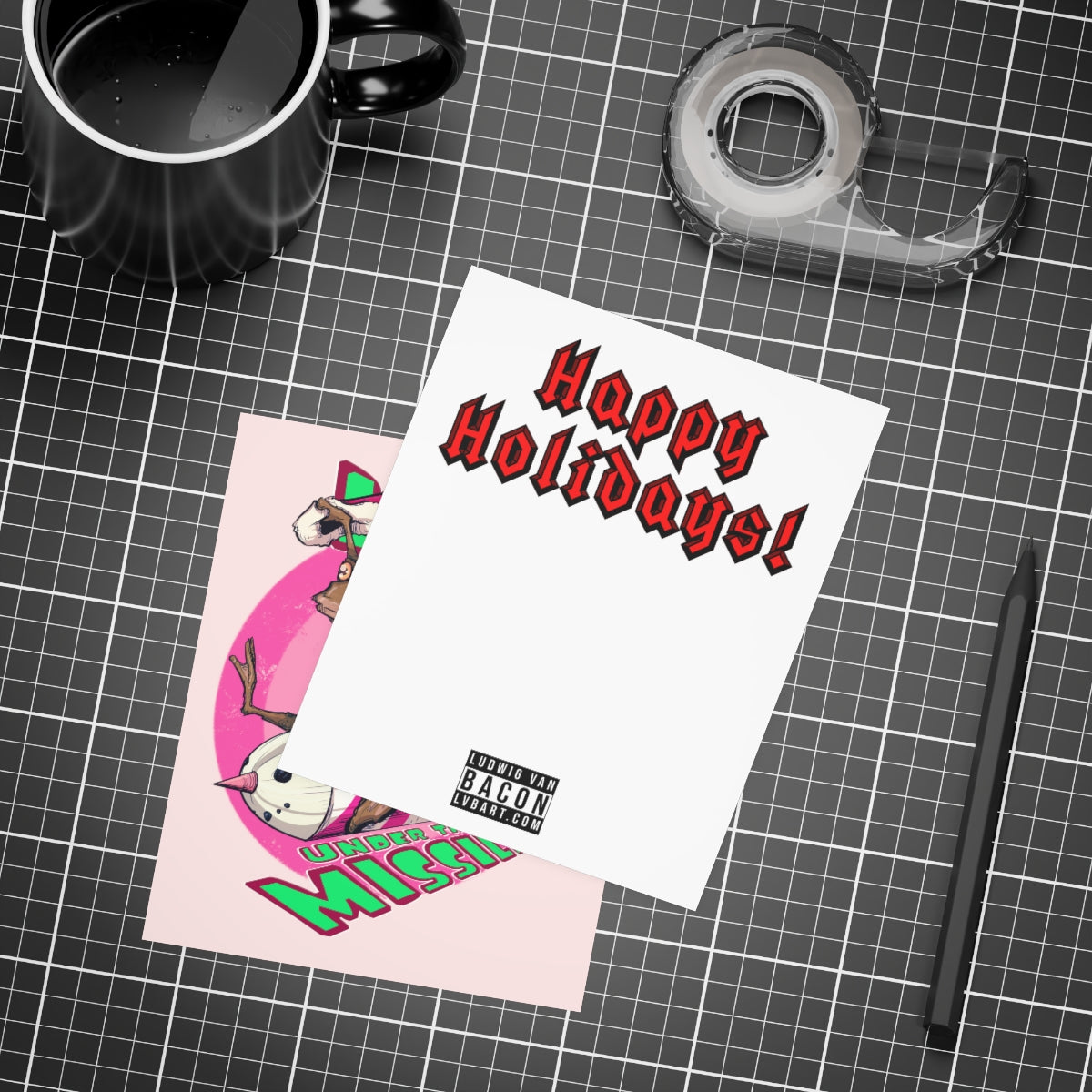 Missile Toad Greeting Card Bundles (10, 30, 50 pcs)
