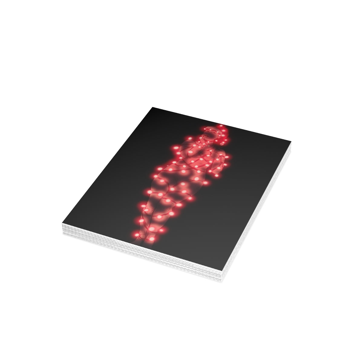 Christmas Lights Greeting Card Bundles (10, 30, 50 pcs)