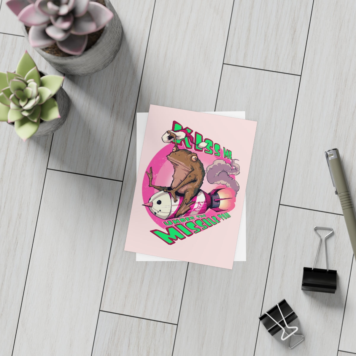Missile Toad Greeting Card Bundles (10, 30, 50 pcs)