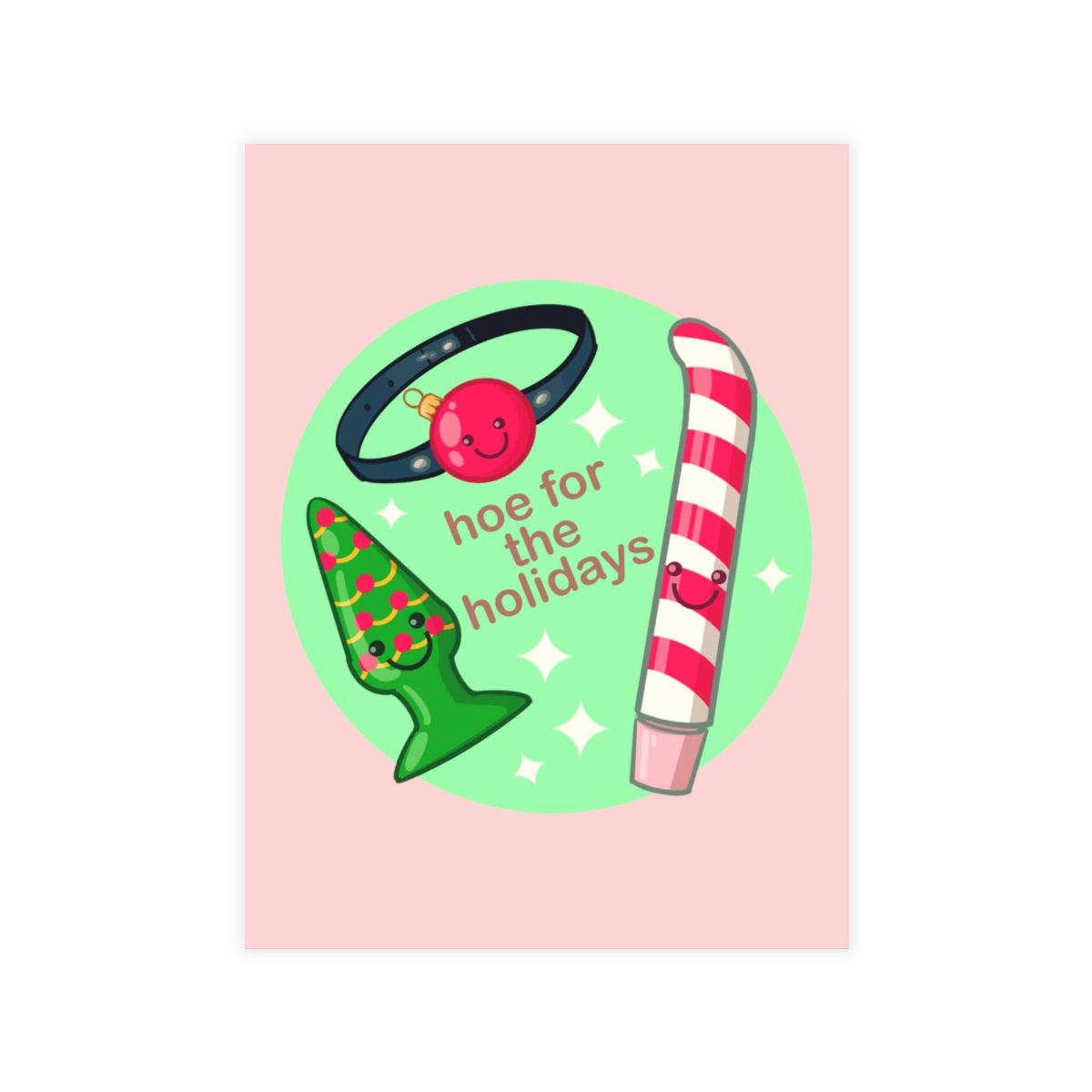 Hoe For The Holidays Greeting Card Bundles (10, 30, 50 pcs)