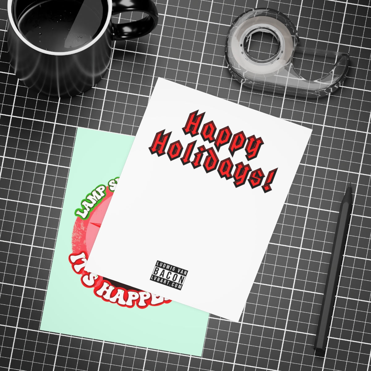 Lampshade On Head Greeting Card Bundles (10, 30, 50 pcs)