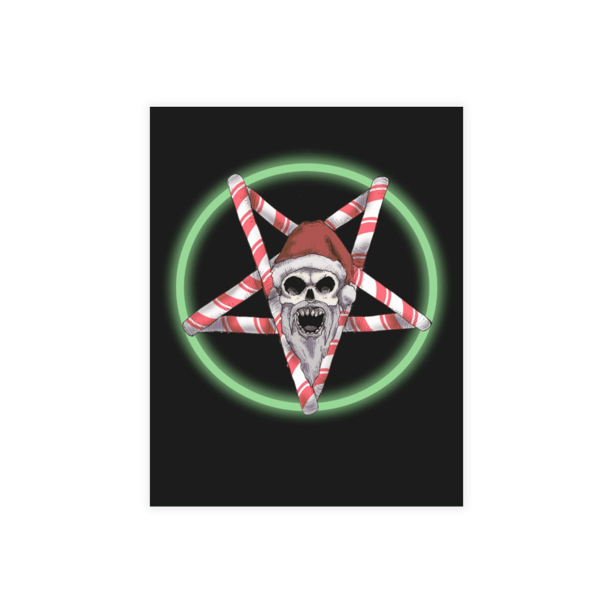 Christmas Pentagram Greeting Card Bundles (10, 30, 50 pcs)