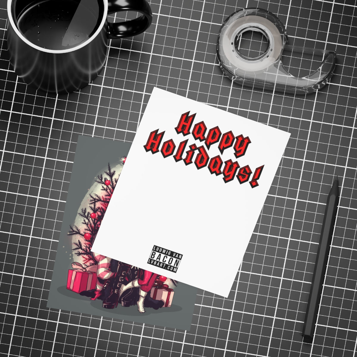 Lady Krampus Greeting Card Bundles (10, 30, 50 pcs)