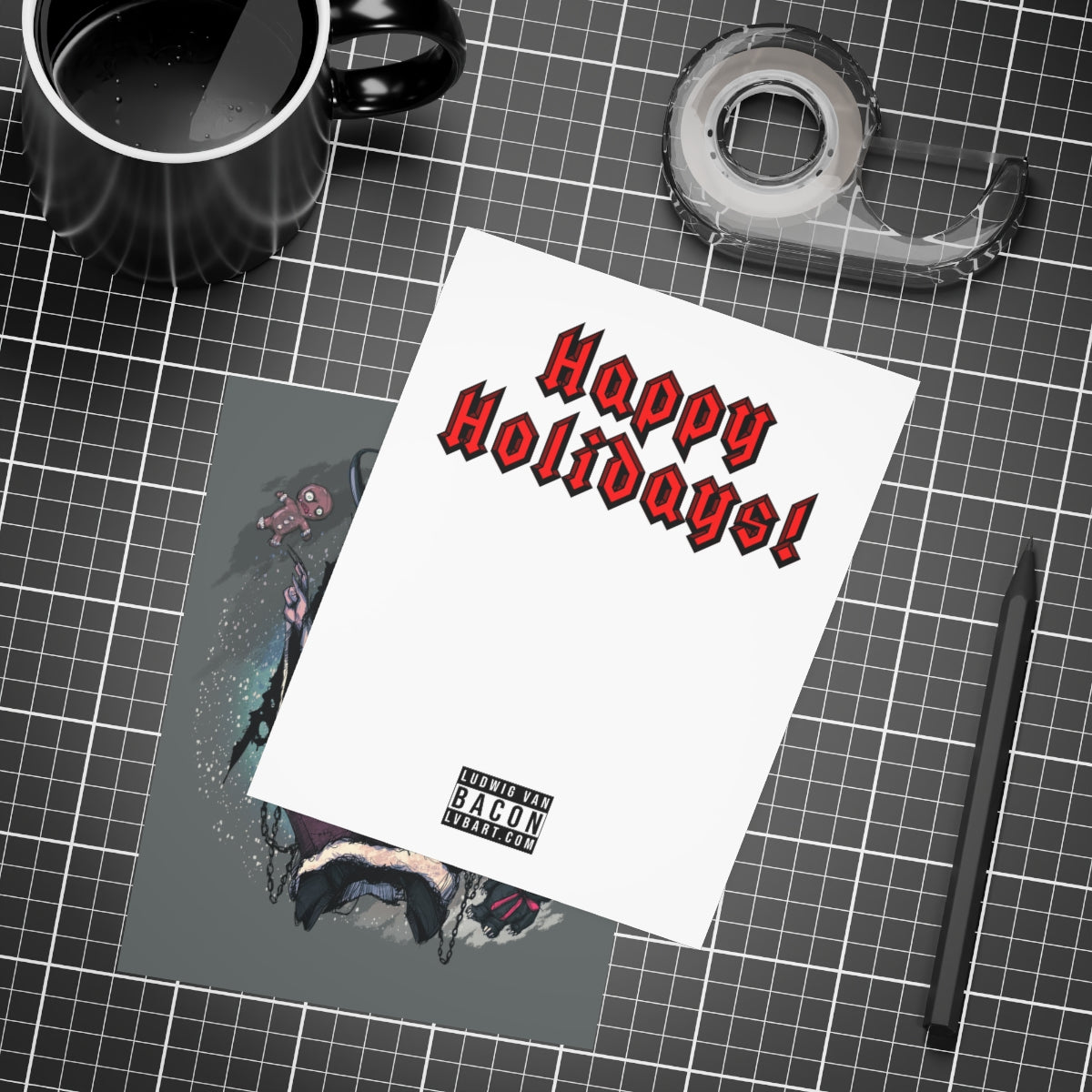 Baphomet Krampus Greeting Card Bundles (10, 30, 50 pcs)