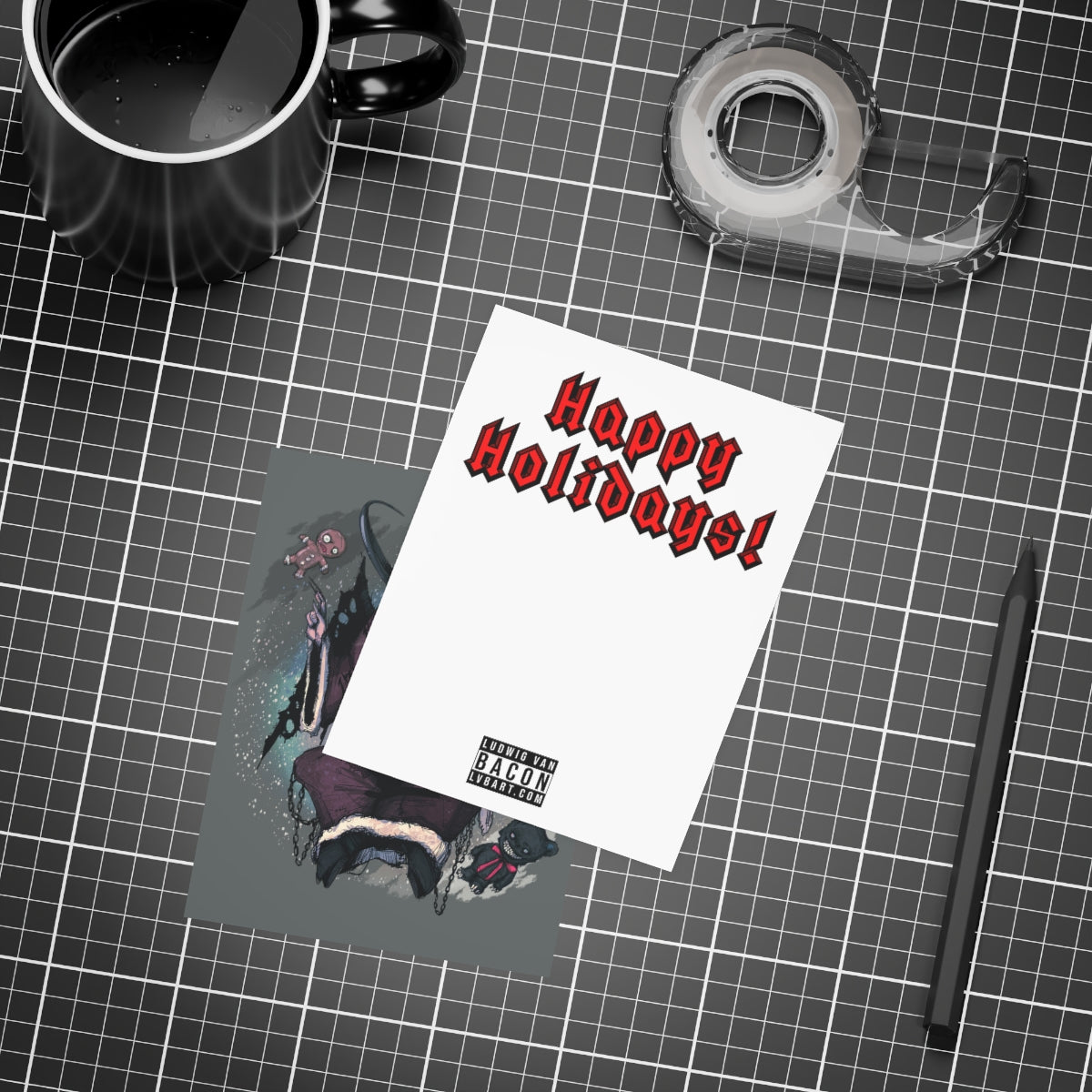 Baphomet Krampus Greeting Card Bundles (10, 30, 50 pcs)