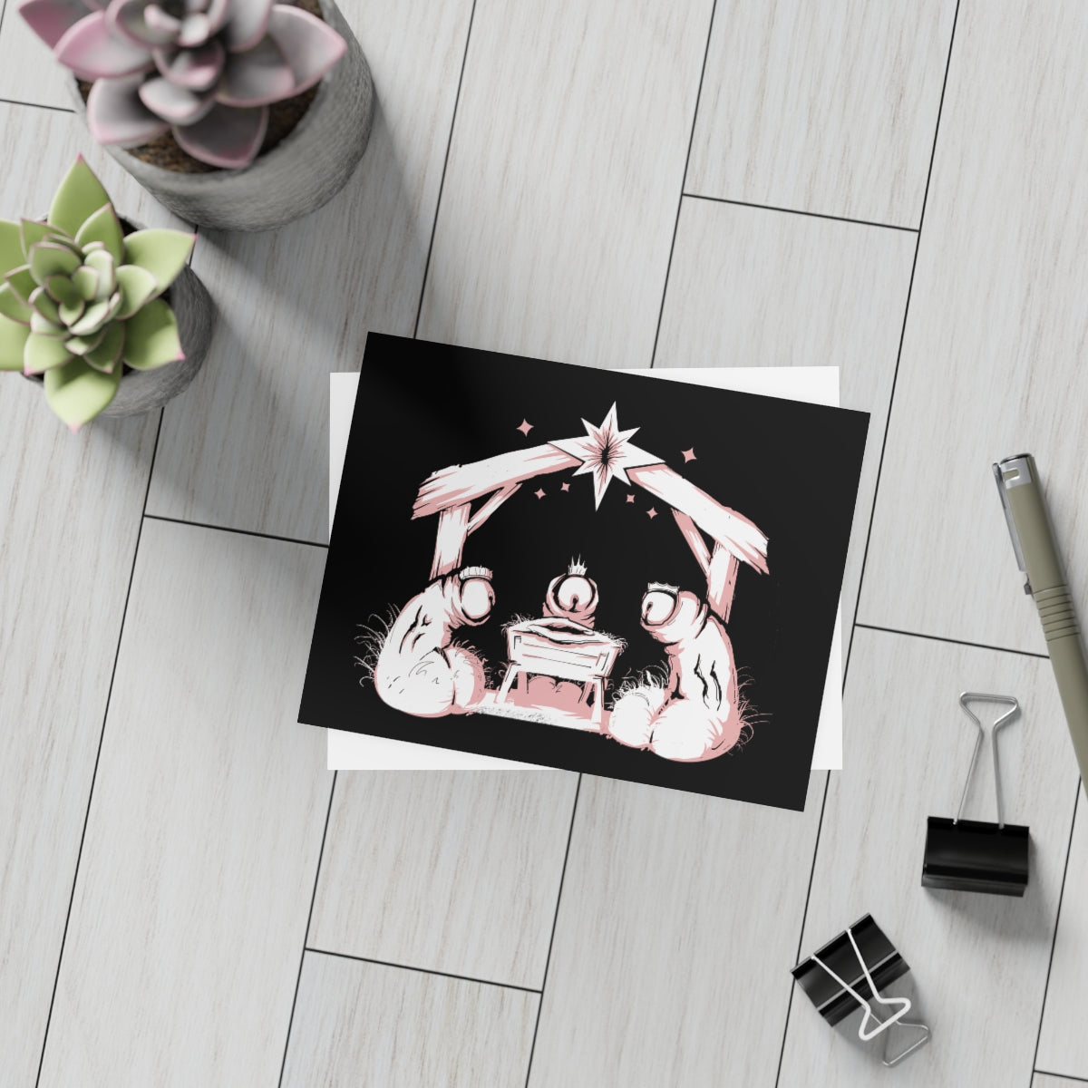 Three Wise Members Greeting Card Bundles (10, 30, 50 pcs)