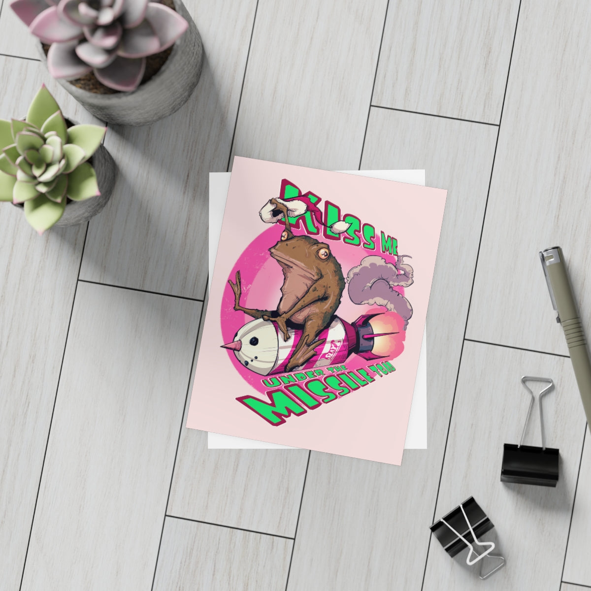 Missile Toad Greeting Card Bundles (10, 30, 50 pcs)