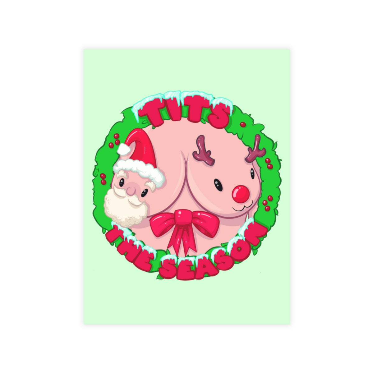 Tits The Season Greeting Card Bundles (10, 30, 50 pcs)
