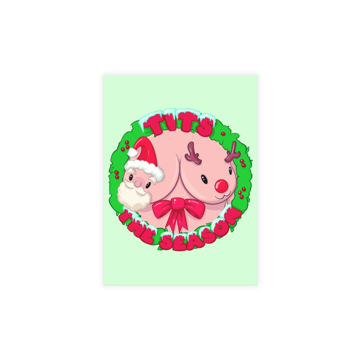 Tits The Season Greeting Card Bundles (10, 30, 50 pcs)