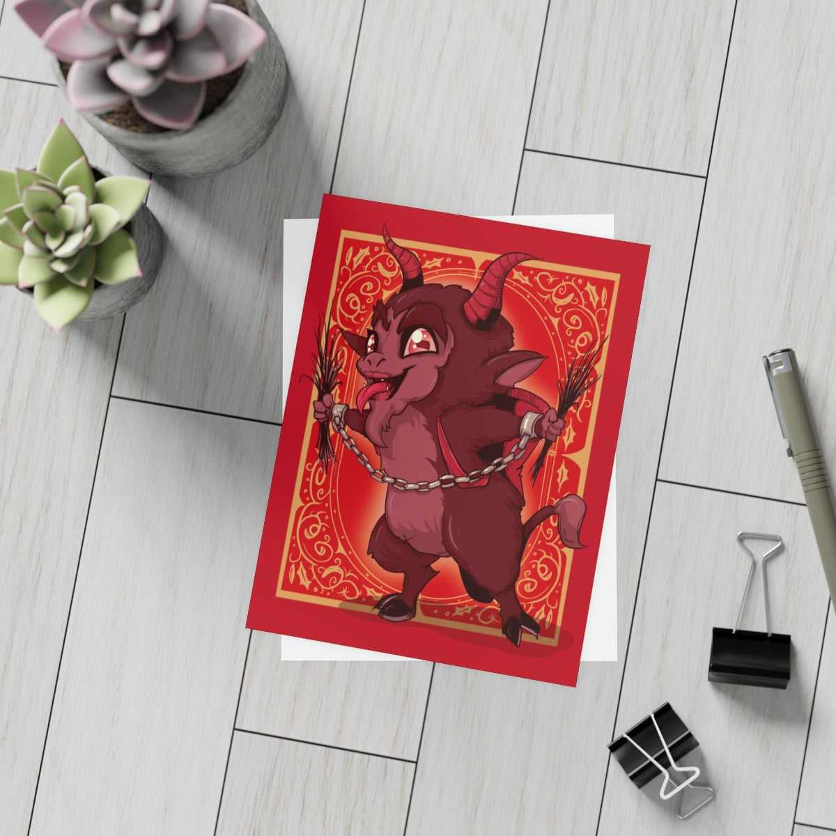 Little Krampus Greeting Card Bundles (10, 30, 50 pcs)