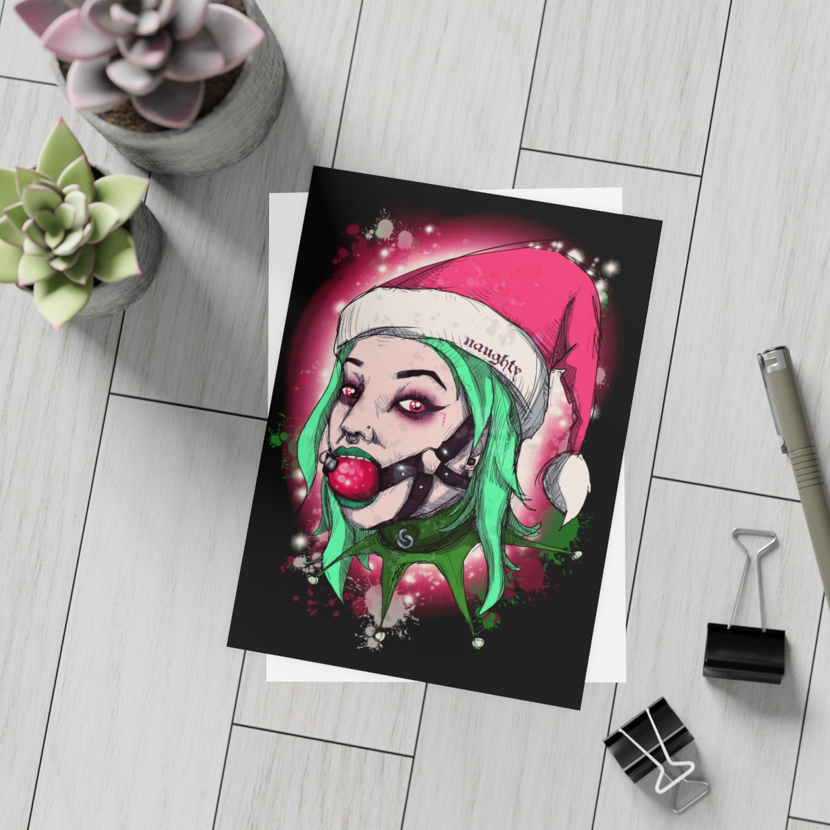 Santa Claus is Back In Town Greeting Card Bundles (10, 30, 50 pcs)