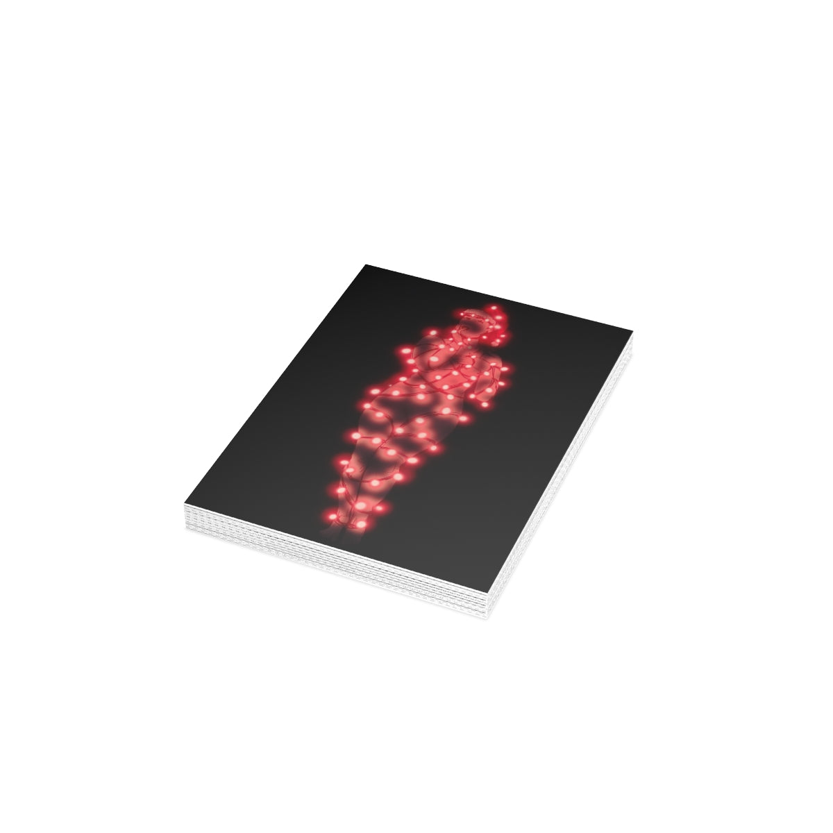 Christmas Lights Greeting Card Bundles (10, 30, 50 pcs)