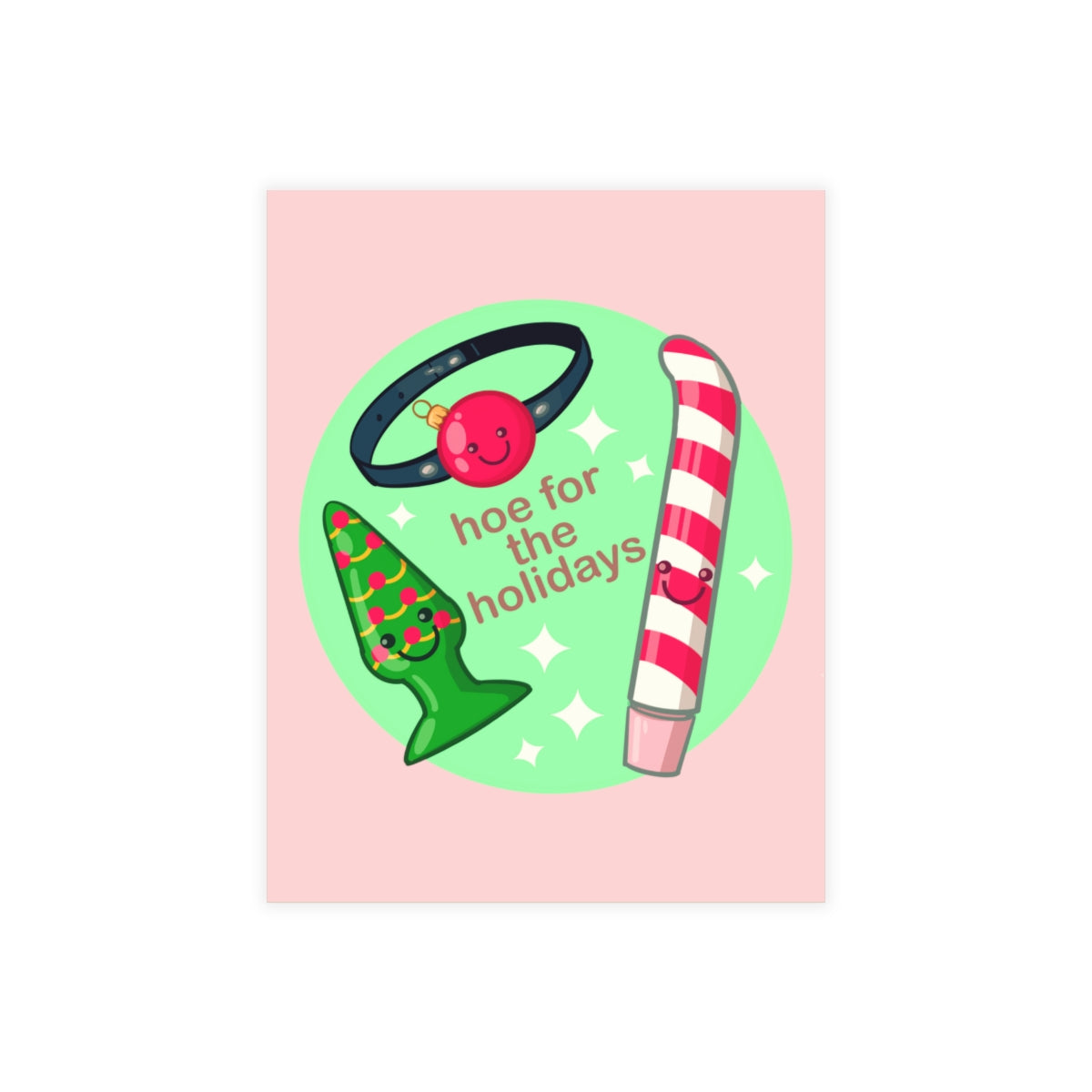 Hoe For The Holidays Greeting Card Bundles (10, 30, 50 pcs)