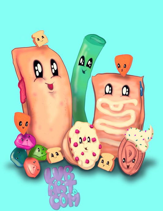 90s Food Fine Art Print