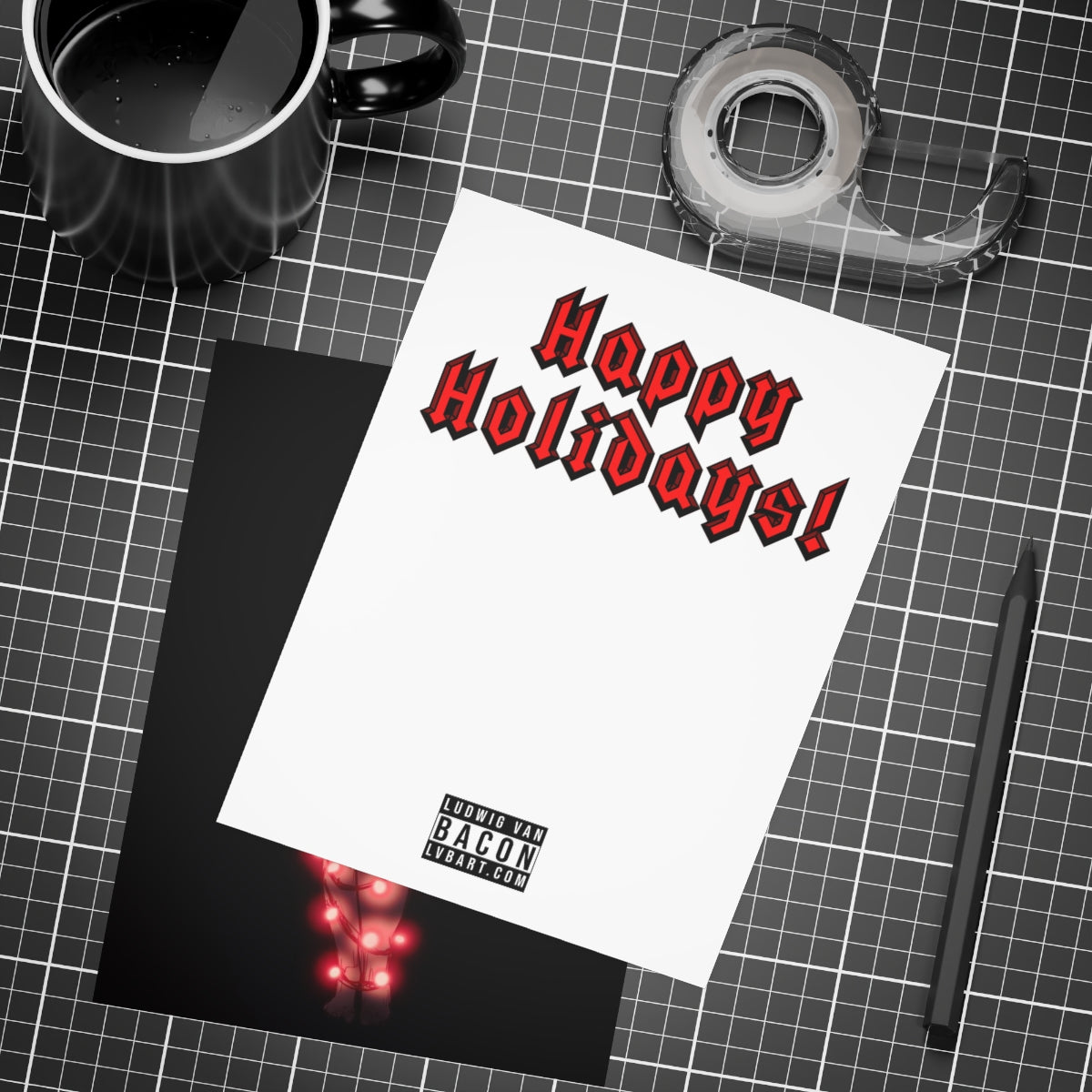 Christmas Lights Greeting Card Bundles (10, 30, 50 pcs)