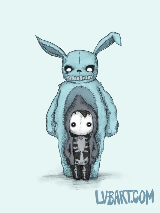 Plushie Darko Fine Art Print