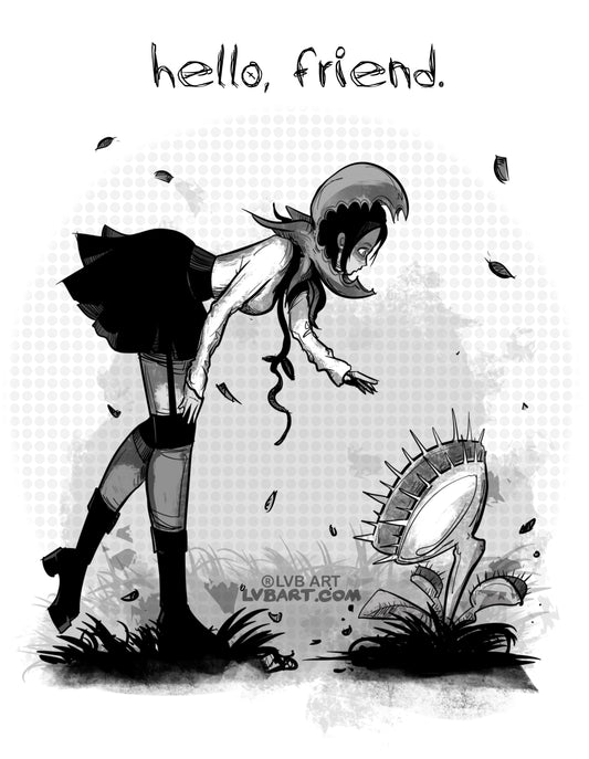 Hello, Friend Fine Art Print