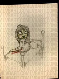 The Exorcist 9x12 ORIGINAL Artwork