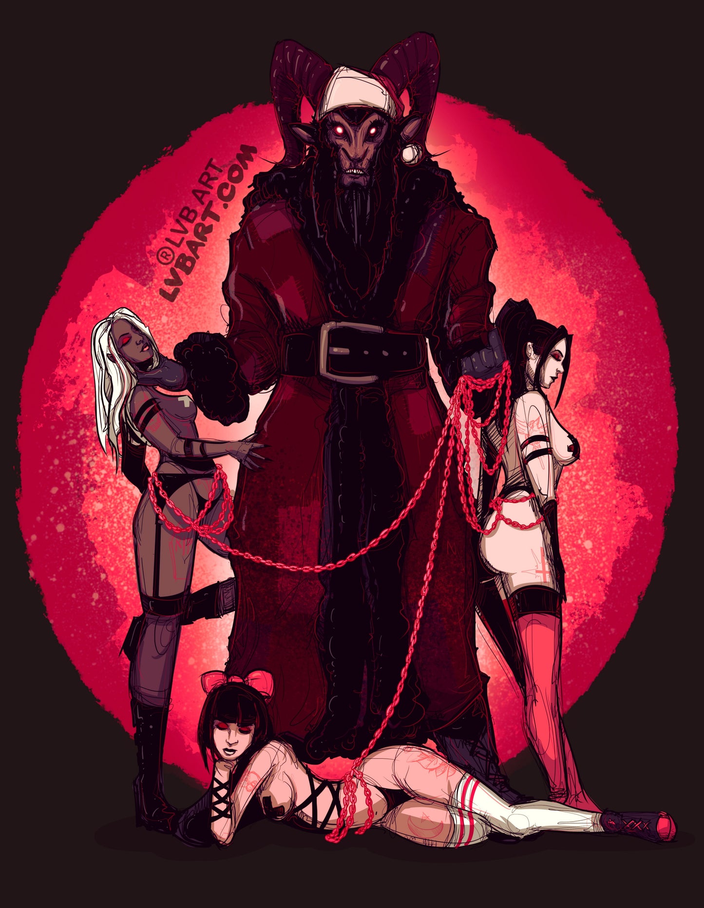 Krampus Daddy Fine Art Print