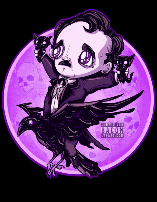 Poe Is Coming Fine Art Print