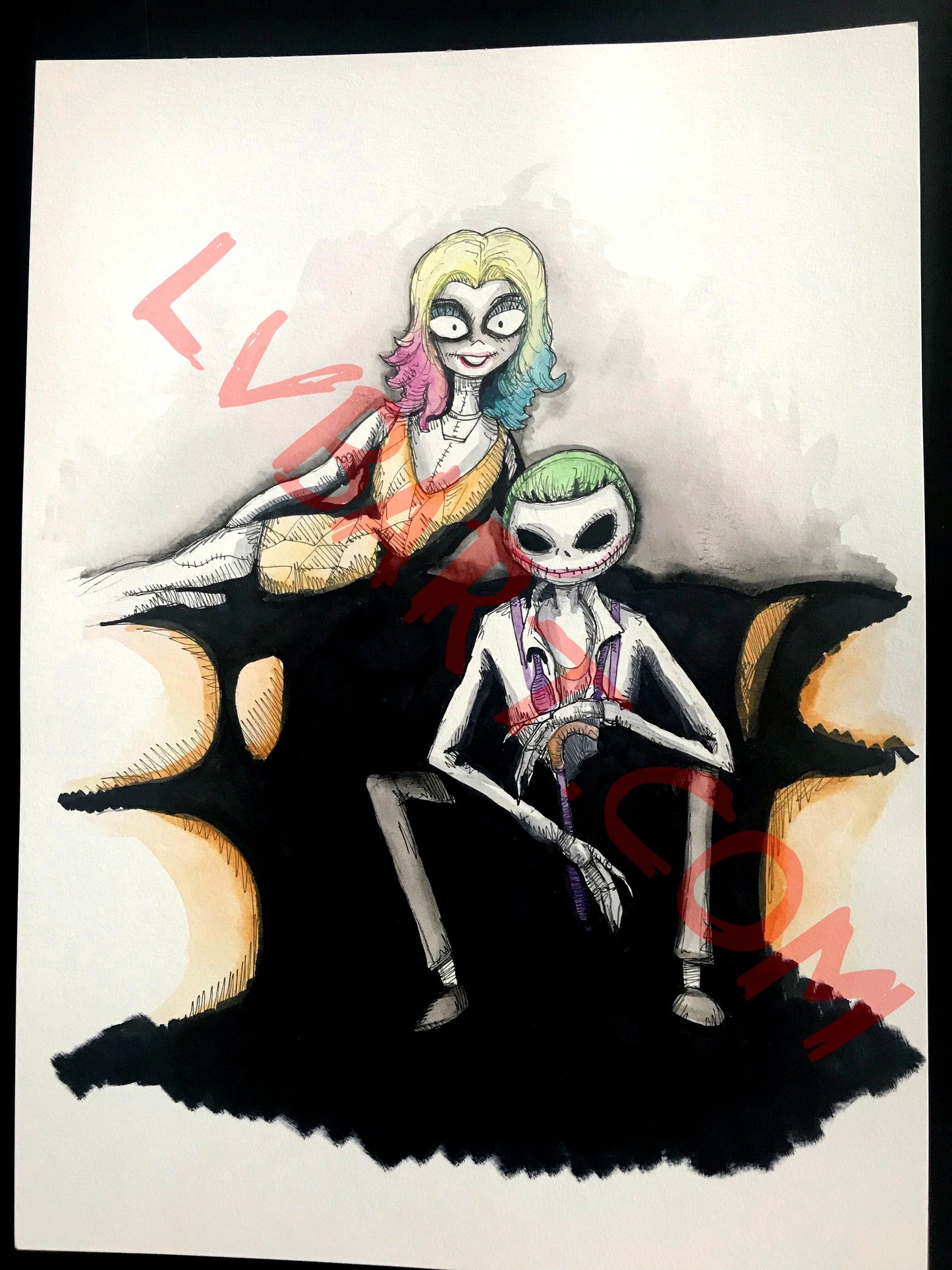 Mad Love 11x15 ORIGINAL Artwork…