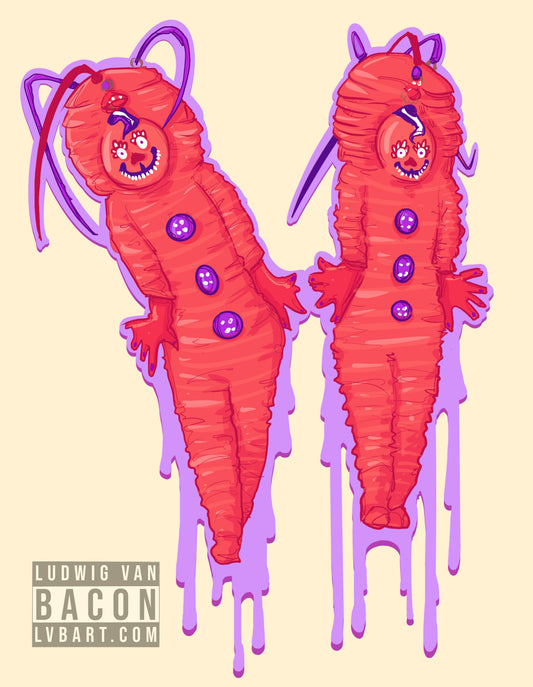 The Peddler's Puppets Fine Art Print