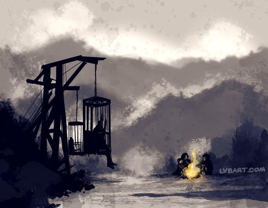 Two Pecks & A Daikini Fine Art Print