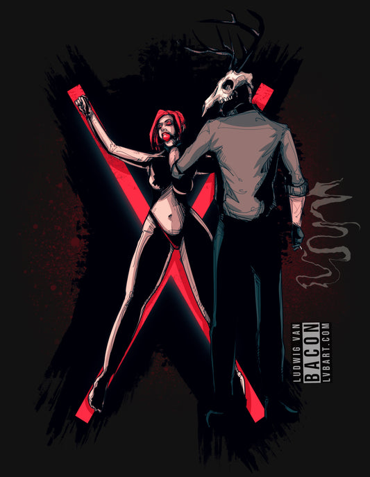 Deer Daddy Series 11: The Cross Fine Art Print