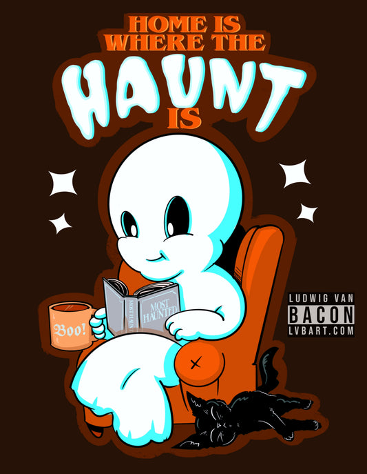 Home Is Where The Haunt Is Fine Art Print