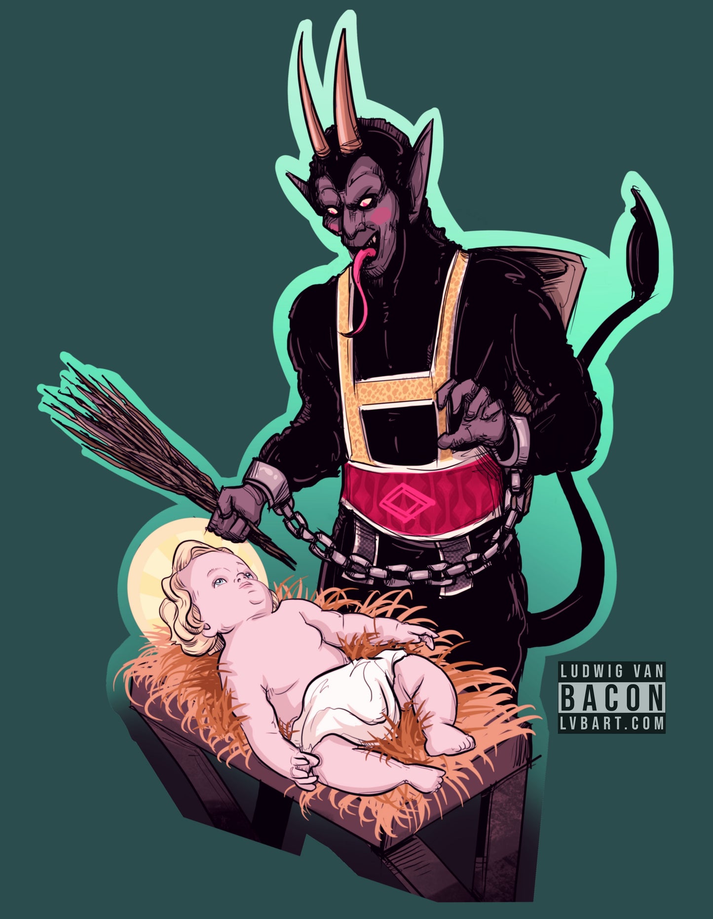 The First Krampus Fine Art Print