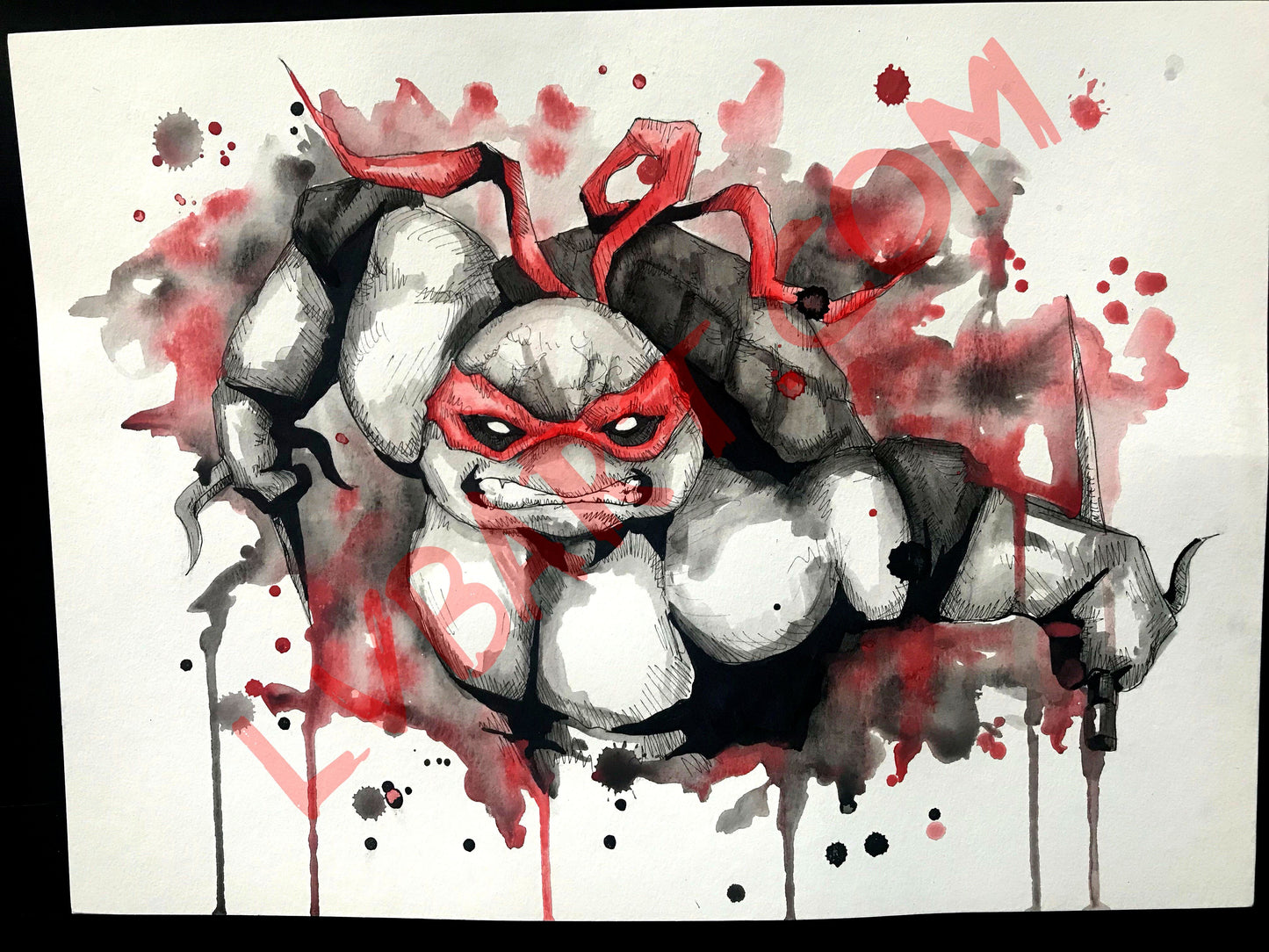 Raph 11x15 ORIGINAL Artwork
