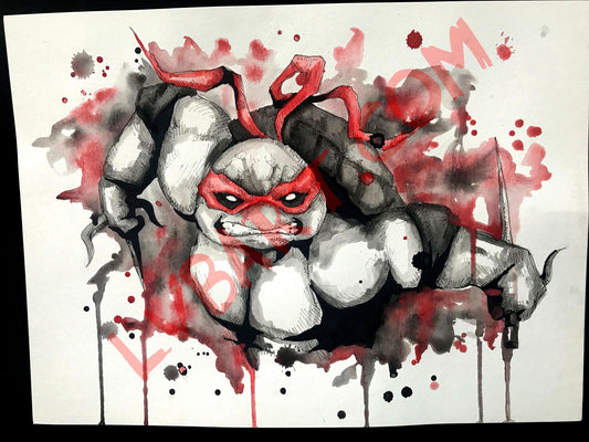Raph 11x15 ORIGINAL Artwork