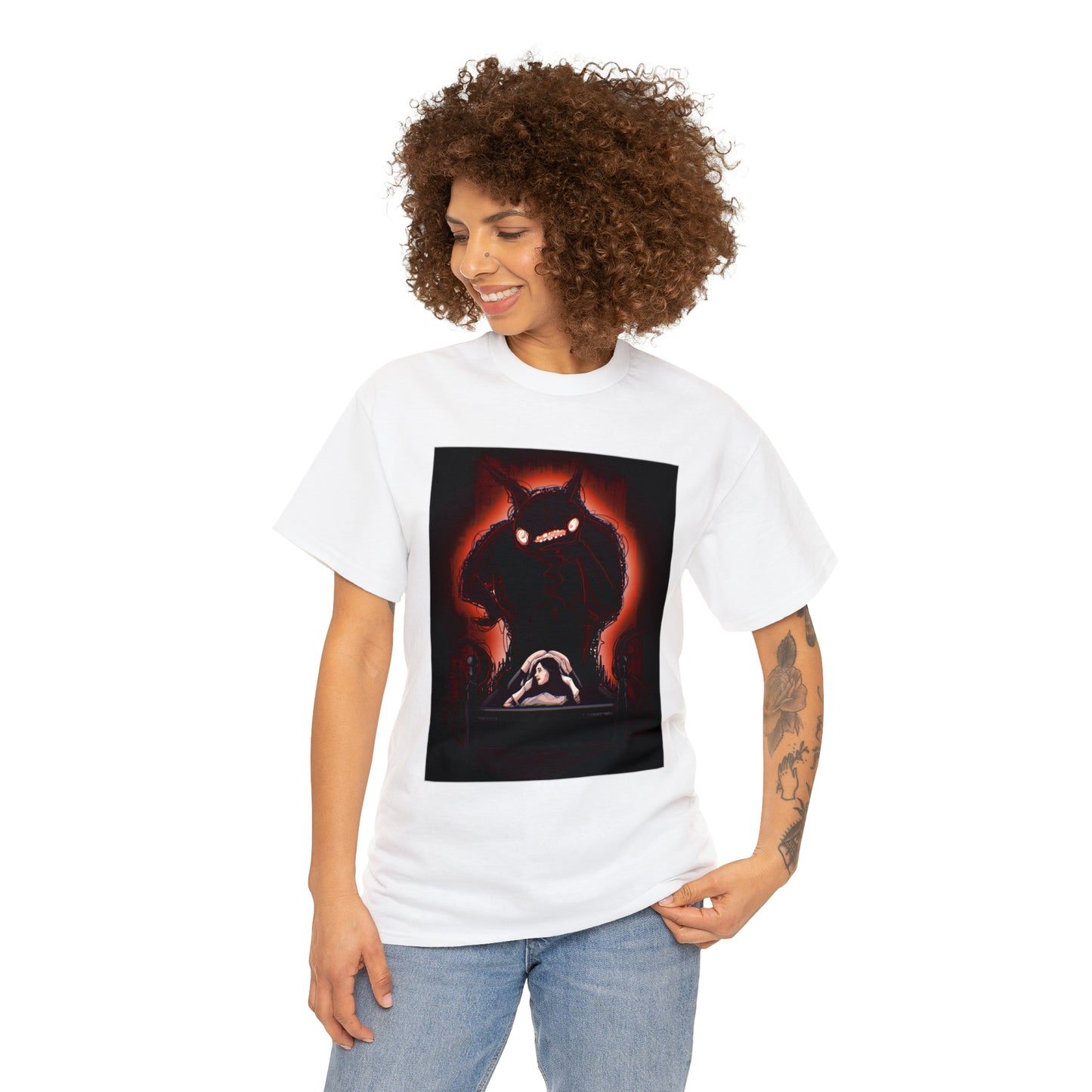 Sleep Paralysis Demon Unisex Heavy Cotton Tee