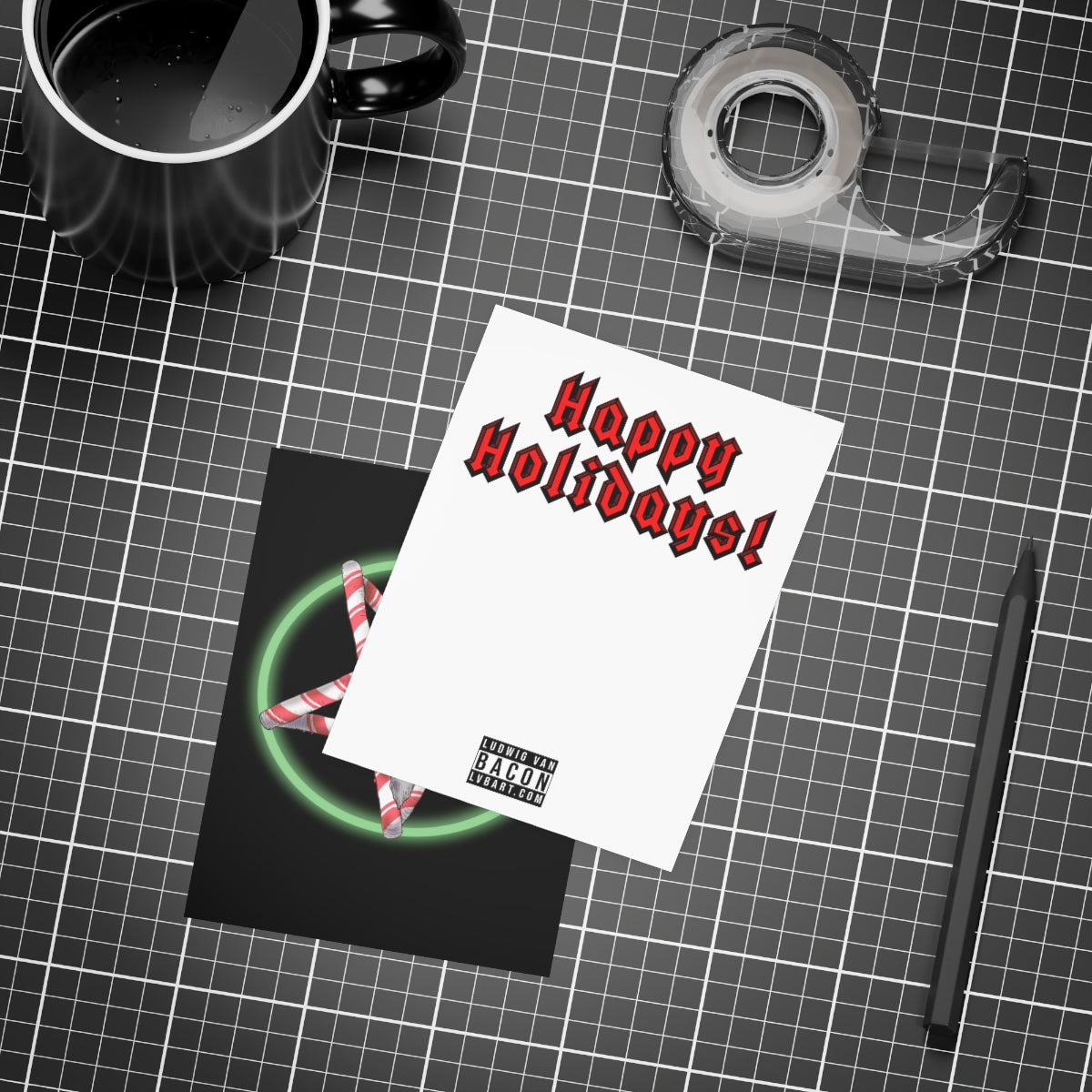 Christmas Pentagram Greeting Card Bundles (10, 30, 50 pcs)